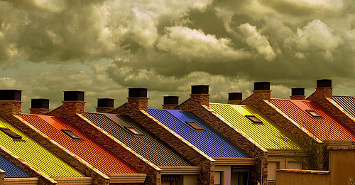 节能彩色技术：测量太阳反射的屋顶颗粒